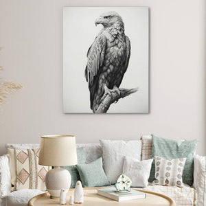 Pencil Bald Eagle - Luxury Wall Art