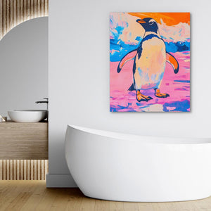 Penguin Ice Swagger - Luxury Wall Art