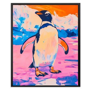 Penguin Ice Swagger - Luxury Wall Art