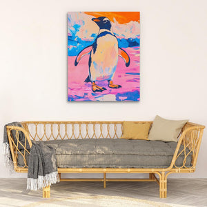 Penguin Ice Swagger - Luxury Wall Art