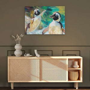 Penguin Pals - Luxury Wall Art