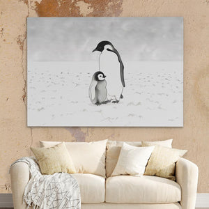 Penguin Parent - Luxury Wall Art