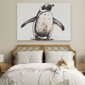Penguin Waddle - Luxury Wall Art