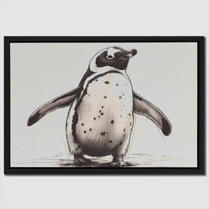 Penguin Waddle - Luxury Wall Art