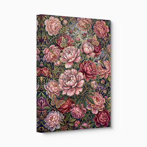 Peonies Golden Bloom โ peonies golden bloom angled flush print