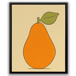 Perfectly Pear - Earth Tones Canvas Print