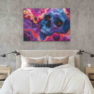 Phantom Skull - Hot Pink Art