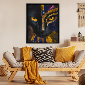 Pharaoh Cat Oracle - Luxury Wall Art