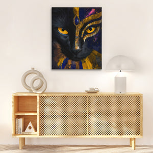 Pharaoh Cat Oracle - Luxury Wall Art