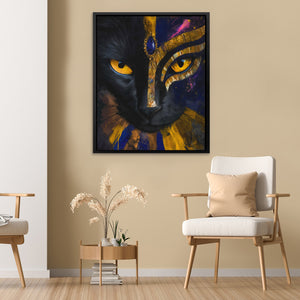 Pharaoh Cat Oracle - Luxury Wall Art