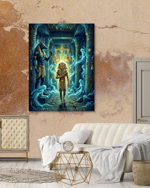 Pharaoh's Glowing Judgment โ pharaoh's glowing judgment psd mocha luxury room 1port flush print
