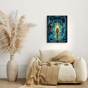 Pharaoh's Glowing Judgment โ pharaoh's glowing judgment sq beige couch 1port flush print