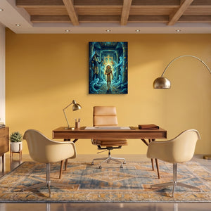 Pharaoh's Glowing Judgment โ pharaoh's glowing judgment sq fun office 1port flush print