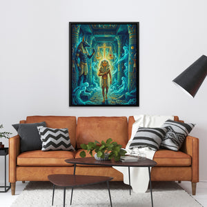 Pharaoh's Glowing Judgment — Pharaoh's Glowing Judgment Orange Couch 138