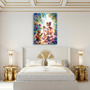 Pharaoh's Harp โ pharaoh's harp sq egyptian isis room 1port flush print