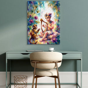Pharaoh's Harp โ pharaoh's harp sq green desk 1port flush print