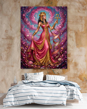 Pharaoh's Pink Veil โ pharaoh's pink veil psd clay beige bedroom 1port flush print