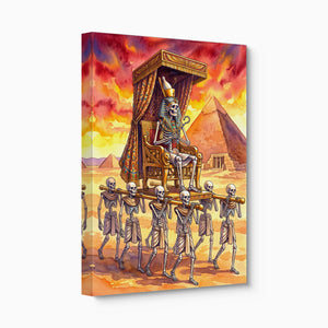 Pharaoh's Procession — pharaoh's procession angled flush print