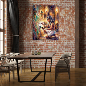Pharaoh's Wall Script โ pharaoh's wall script sq brick office building 1port flush print