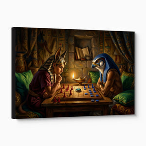 Pharaohs Ancient Game โ pharaohs ancient game angled flush print