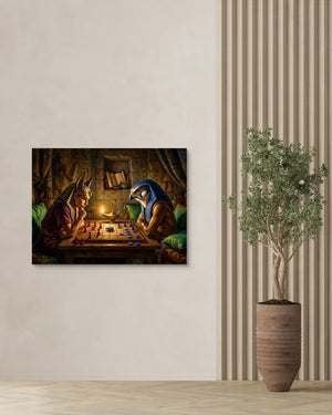 Pharaohs Ancient Game โ pharaohs ancient game psd plant wall right 1land flush print