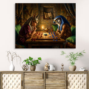 Pharaohs Ancient Game โ pharaohs ancient game sq beach cabinet 1land flush print