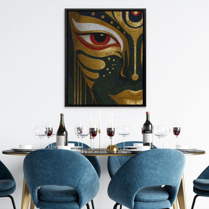 Pharaoh's Golden Eye - Luxury Wall Art