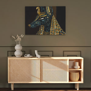 Pharaohs Golden Throne - Luxury Wall Art