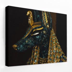 Pharaohs Golden Throne - Luxury Wall Art