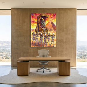 Pharaoh's Procession - Luxury Wall Art
