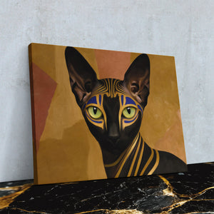 Pharaohs Sacred Cat - Luxury Wall Art