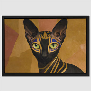 Pharaohs Sacred Cat - Luxury Wall Art