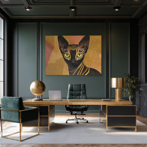 Pharaohs Sacred Cat - Luxury Wall Art