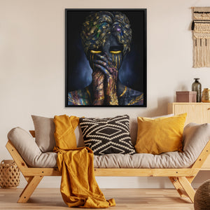 Philosopher's Gilded Meditation