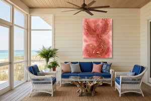 Phoenix Ascendant Burst โ phoenix ascendant burst living room with couch 2 1port flush print