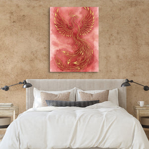 Phoenix Ascendant Burst โ phoenix ascendant burst sq clay paper bedroom 1port flush print