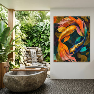 Phoenixes Circling Dance — Phoenixes Circling Dance Outdoor Bathroom Port 322