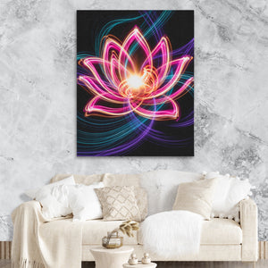 Pink Lotus Neon — Pink Lotus Neon Lux Couch Marble Walls 66