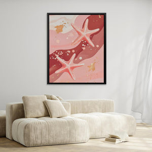 Pink Starfish - Luxury Wall Art