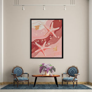 Pink Starfish - Luxury Wall Art