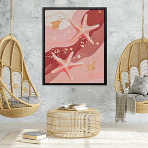 Pink Starfish - Luxury Wall Art