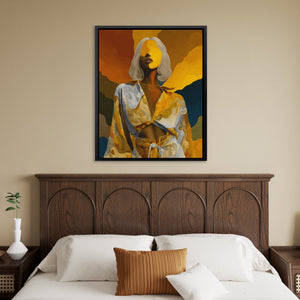 Platinum Reverie Portrait - Luxury Wall Art