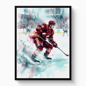 Player's Red Dash โ player's red dash white studio framed black