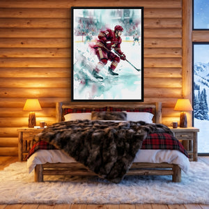 Player's Red Dash โ player's red dash sq cozy cabin 1port framed black