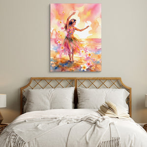 Plumeria Dance โ plumeria dance sq white bedroom 1port flush print