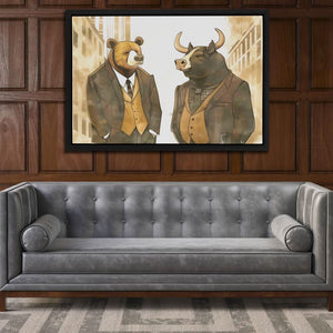 Pocket Change - Large Modern Canvas Print