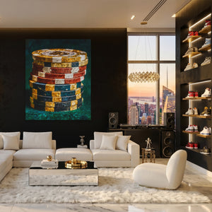 Poker Chips Stacked — Poker Chips Stacked Hype Beast Port 173