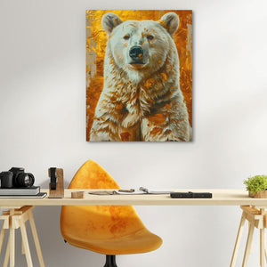 Polar Bear Dream - Wall Art in Black Frame