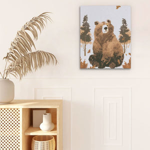 Pondering Bear - Luxury Wall Art