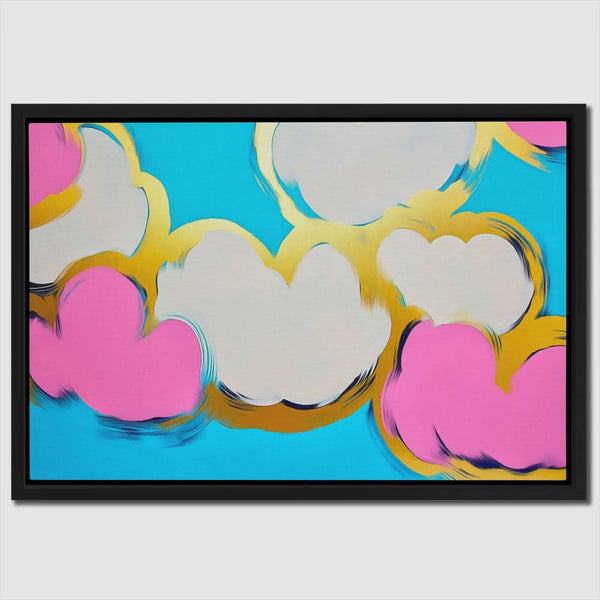 Pop Art Clouds in a room